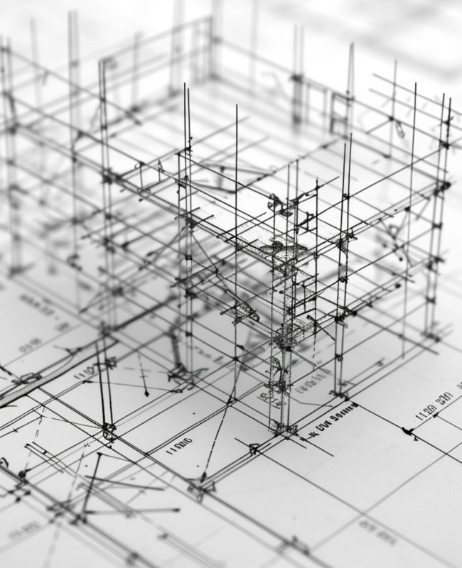 Architectural drawing background. High quality illustration